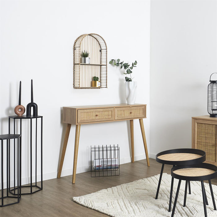 BALI 2 DRAWER CONSOLE