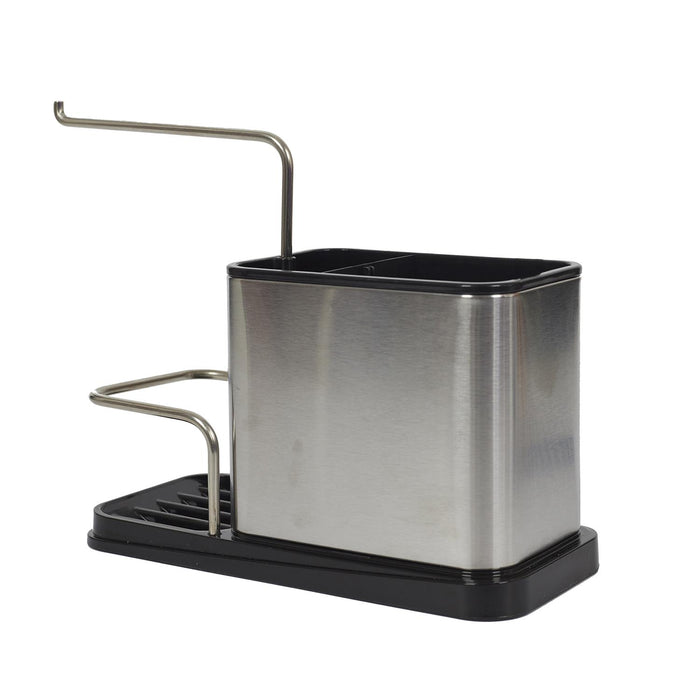 STAINLESS STEEL SPONGE AND BRUSH HOLDER 22X10X13CM