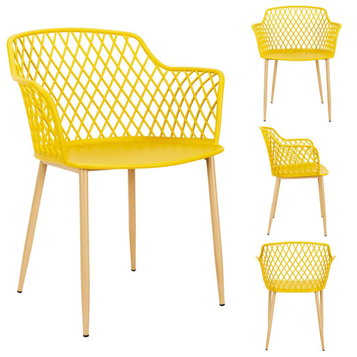 MALAGA YELLOW OUTDOOR CHAIR