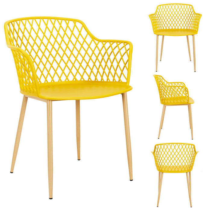 MALAGA YELLOW OUTDOOR CHAIR