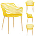MALAGA YELLOW OUTDOOR CHAIR