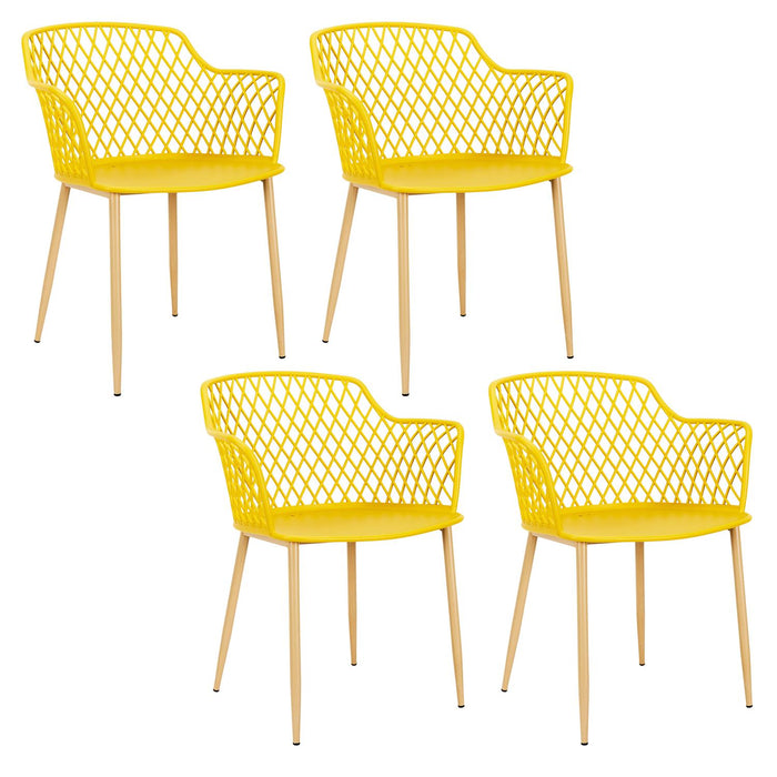 MALAGA YELLOW OUTDOOR CHAIR