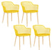 MALAGA YELLOW OUTDOOR CHAIR
