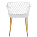 MALAGA WHITE OUTDOOR CHAIR