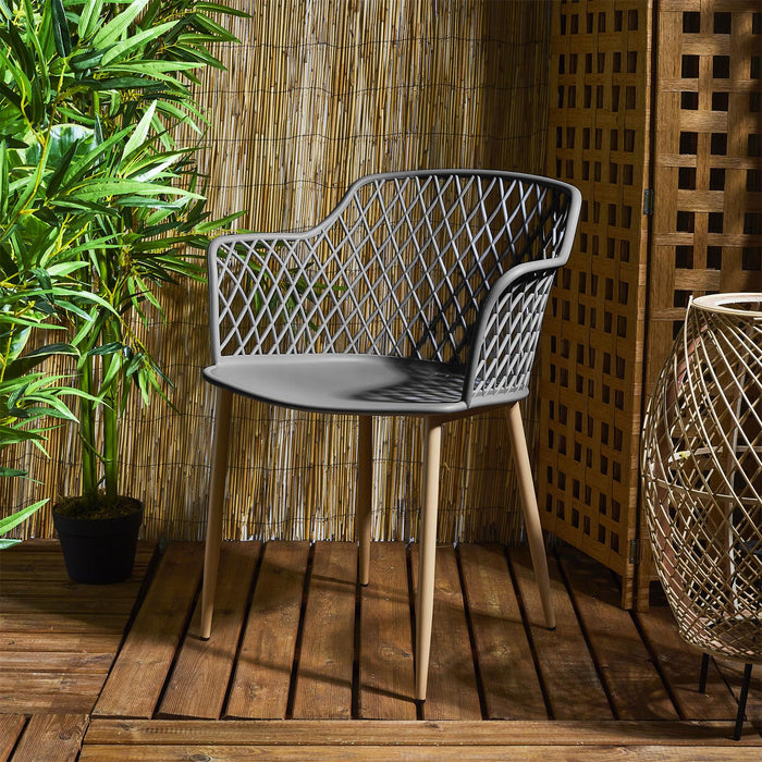 MALAGA GREY OUTDOOR CHAIR