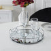SILVER MIRROR TRAY D30CM M6