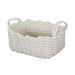 X3 WHITE KNIT BASKET