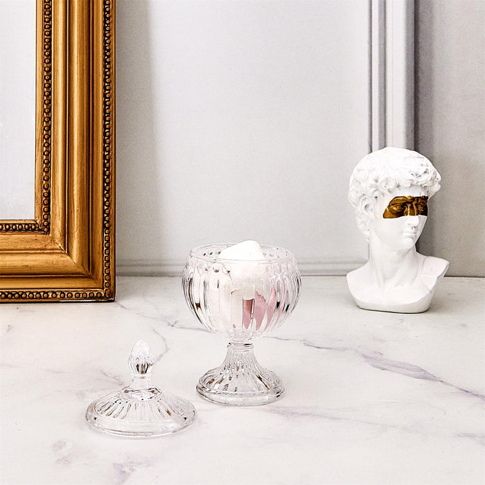 BONBONNIERE RONDE SUR PIED H15CM