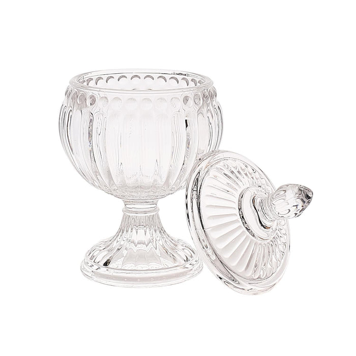 BONBONNIERE RONDE SUR PIED H15CM