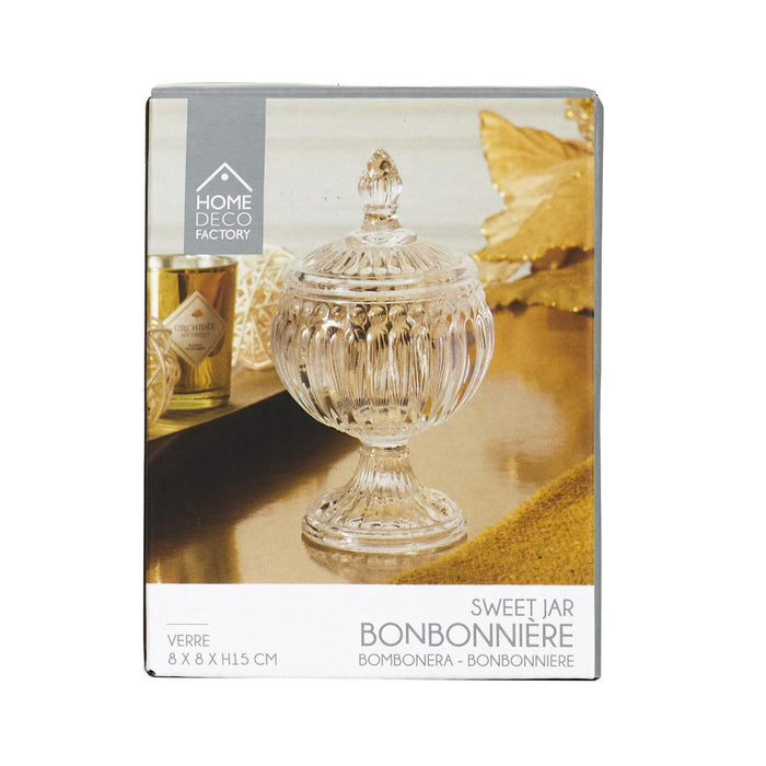 BONBONNIERE RONDE SUR PIED H15CM