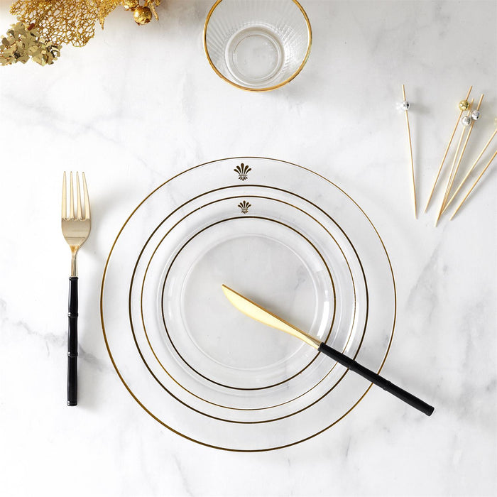 ROUND PLASTIC PLATE 19cm X6