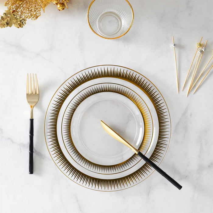 ROUND PLASTIC PLATE 26CM X6