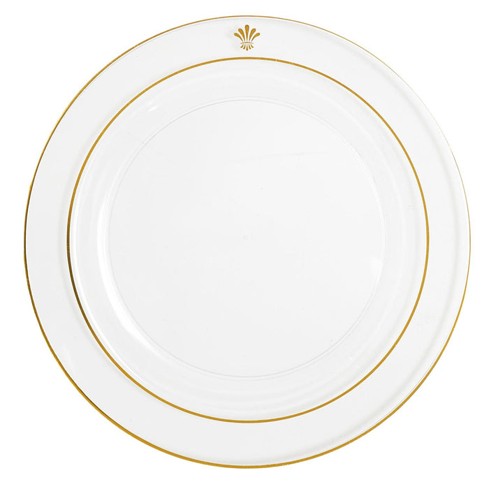 ROUND PLASTIC PLATE 26CM X6