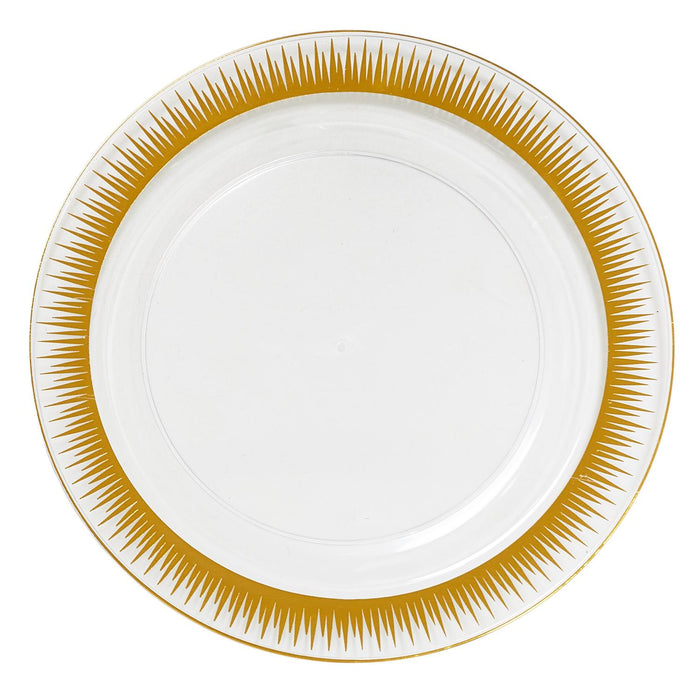 ROUND PLASTIC PLATE 26CM X6