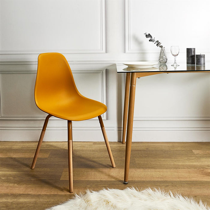 SCANDINAVIAN CHAIR PP PHENIX MUSTARD