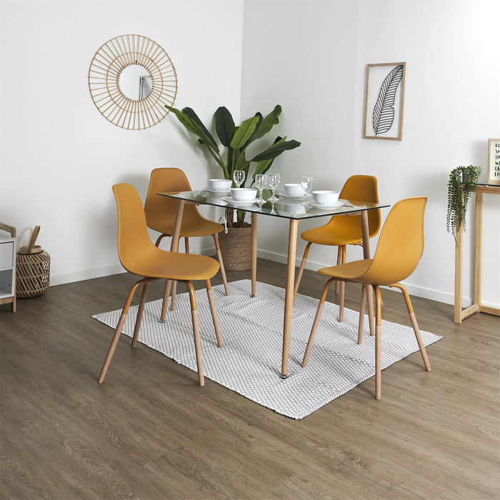 SCANDINAVIAN CHAIR PP PHENIX MUSTARD