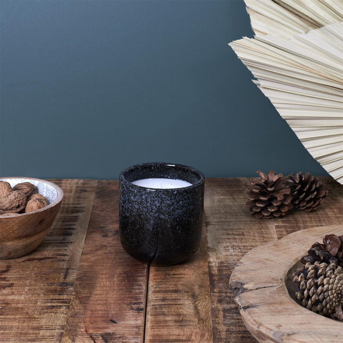 1 piece - GLAZE CERAMIC SCENTED CANDLE H9CM - for color option contact us on 03 46 45 47