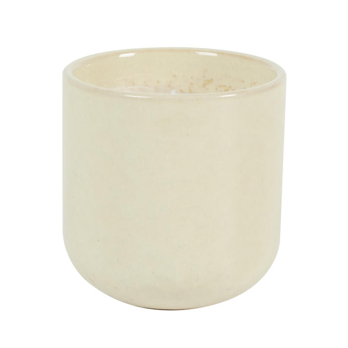 1 piece - GLAZE CERAMIC SCENTED CANDLE H9CM - for color option contact us on 03 46 45 47