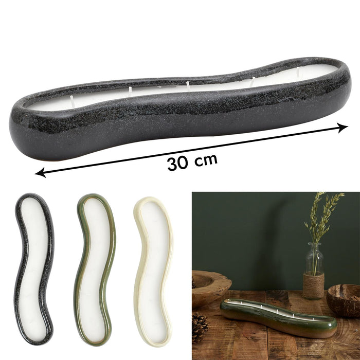 GLAZE CERAMIC SCENTED CANDLE L30CM