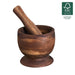 ACACIA MORTAR AND PESTLE D12CM