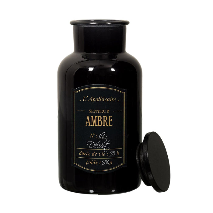 1 piece - PERFUMED CANDLE ALCHEMIST JAR H16CM - for color option contact us on 03 46 45 47