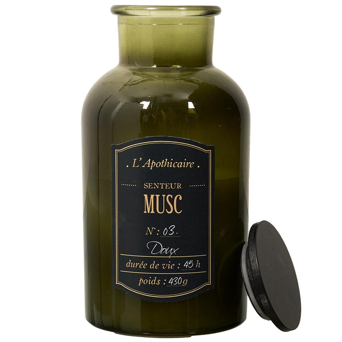 1 piece - PERFUMED CANDLE ALCHEMIST FLASK H20CM - for color option contact us on 03 46 45 47