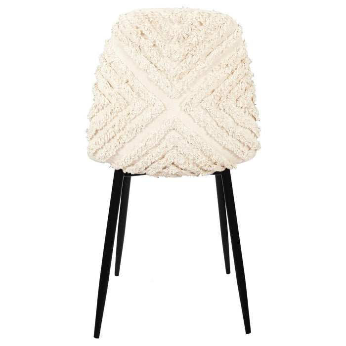 MORA CHAIR METAL FEET BLACK