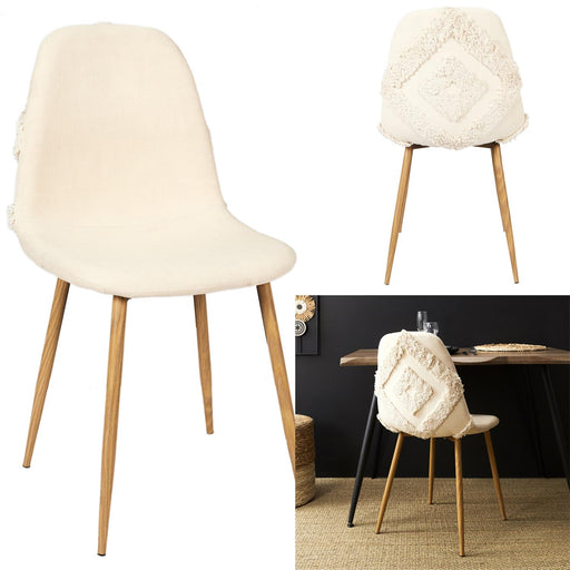 FARO CHAIR METAL LEGS IMITATION WOOD