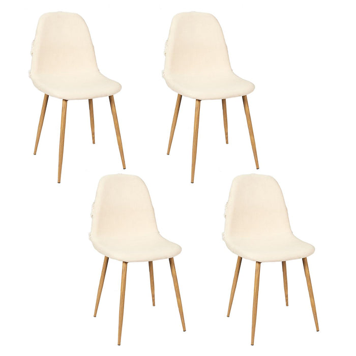 FARO CHAIR METAL LEGS IMITATION WOOD