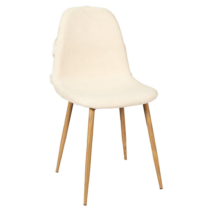 FARO CHAIR METAL LEGS IMITATION WOOD