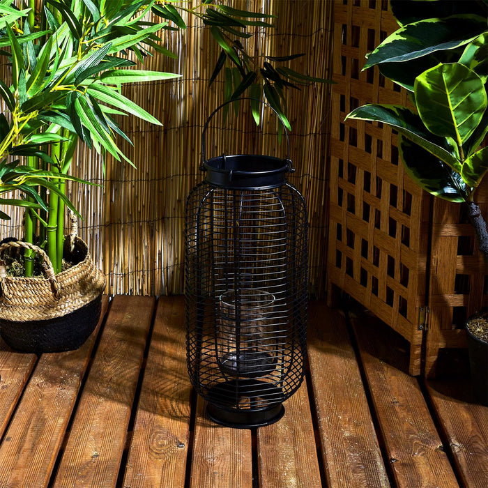 LANTERN IN WIRE METAL H42.5CM