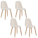 WOOD IMITATION METAL FOOT POESIE CHAIR