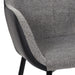 MEMPHIS CHAIR GREY AND BLACK