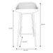 BAR STOOL MALAGA GREY M2