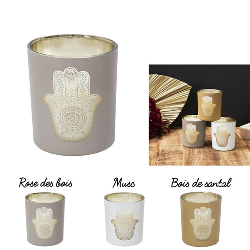 1 piece - ORIENTAL SCENTED CANDLE - for color option contact us on 03 46 45 47