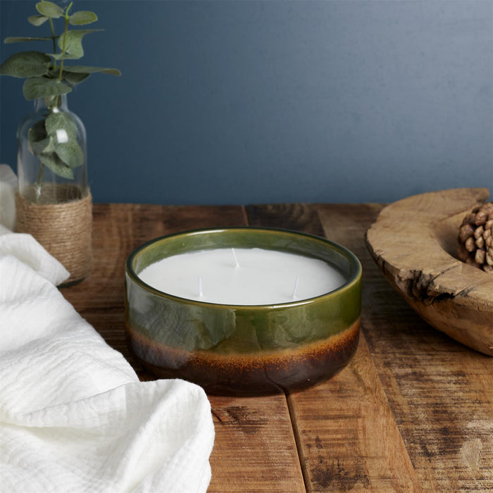 GLAZE CERAMIC SCENTED CANDLE D16.5CM