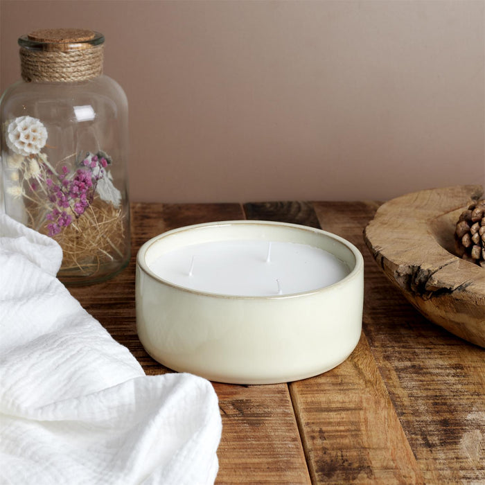 GLAZE CERAMIC SCENTED CANDLE D16.5CM