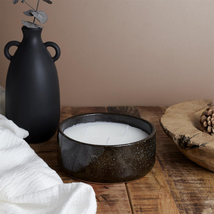 GLAZE CERAMIC SCENTED CANDLE D16.5CM