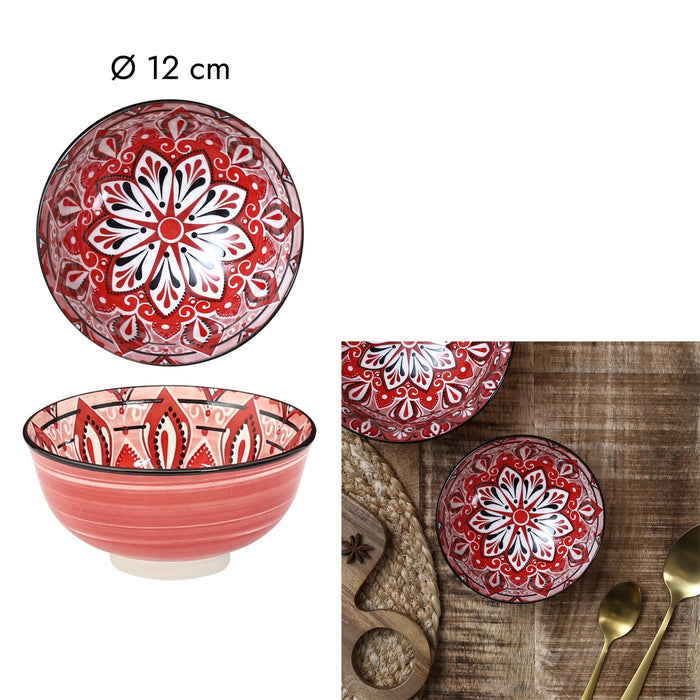 D12CM A1IN6 RED JAIPUR BOWL