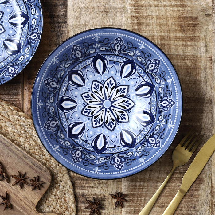 JAIPUR SALAD BOWL BLUE D21CM A1IN6