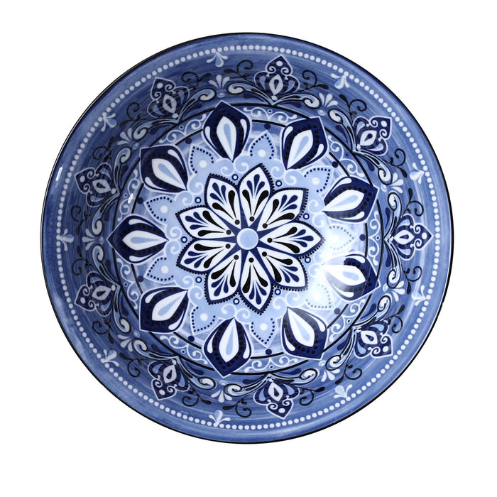 JAIPUR SALAD BOWL BLUE D21CM A1IN6