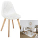 SCANDINAVIAN CHAIR PATCHWORK WHITE