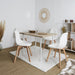 SCANDINAVIAN CHAIR PATCHWORK WHITE