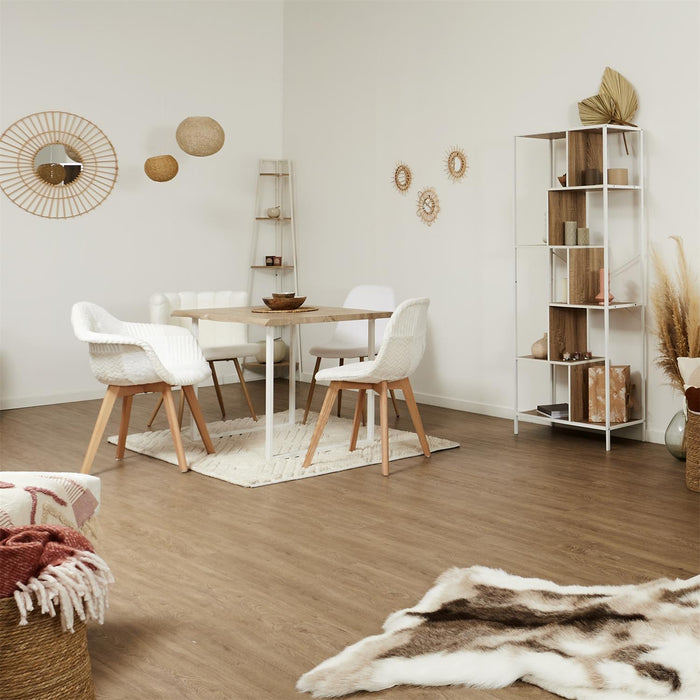 SCANDINAVIAN CHAIR PATCHWORK WHITE