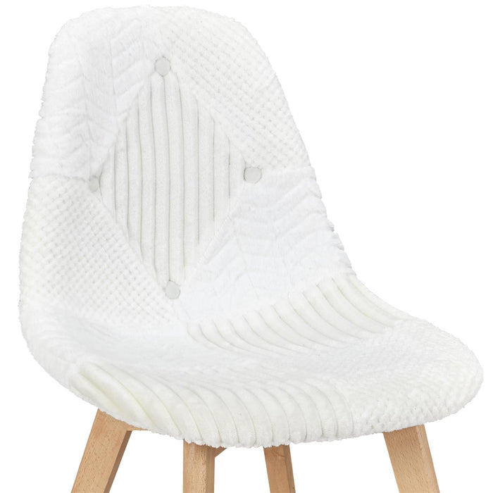 SCANDINAVIAN CHAIR PATCHWORK WHITE