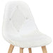 SCANDINAVIAN CHAIR PATCHWORK WHITE