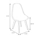SCANDINAVIAN CHAIR PATCHWORK WHITE