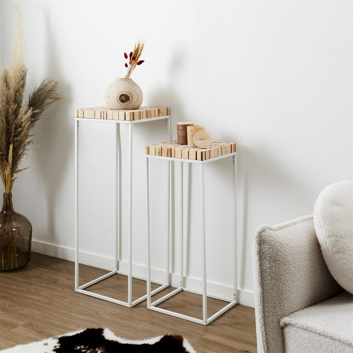 ROUND NESTING SEAT X2