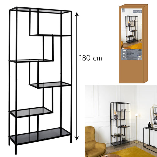 EDISON GLASS SHELF 80X30X180CM