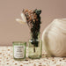 1 piece - SCENTED CANDLE AND DRIED FLOWERS - for color option contact us on 03 46 45 47